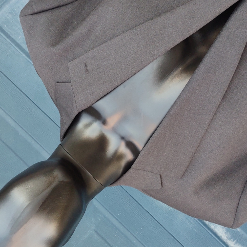 Cooper & Nelson Men's Dual Vent Premium Blazer (Dark Grey)